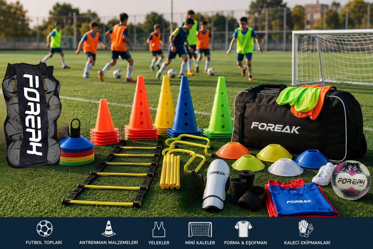 Futbol Okulları İçin Malzeme Rehberi | Gerekli Antrenman Ekipmanları | Foreak