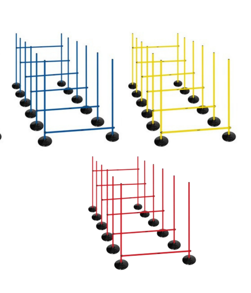 SLALOM SETİ KAUÇUK TABANLI RENKLİ