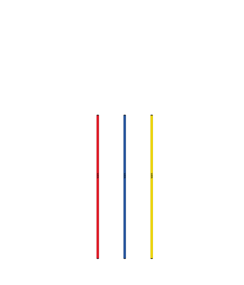 SLALOM ÇUBUĞU TEK RENKLİ 65 CM