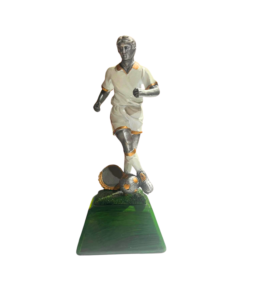 FUTBOLCU DEKORATİF FİGÜR -Kupa / Ödül/ Biblo (24CM)