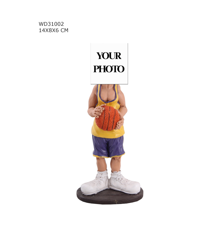 BASKETBOLCU FİGÜR KİŞİYE ÖZEL  -Kupa / Ödül/ Biblo (WD31002 – 14x8x6 cm)