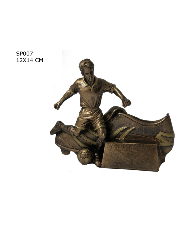 FUTBOLCU DEKORATİF FİGÜR -Kupa / Ödül/ Biblo (SP007 – 12x14 cm)