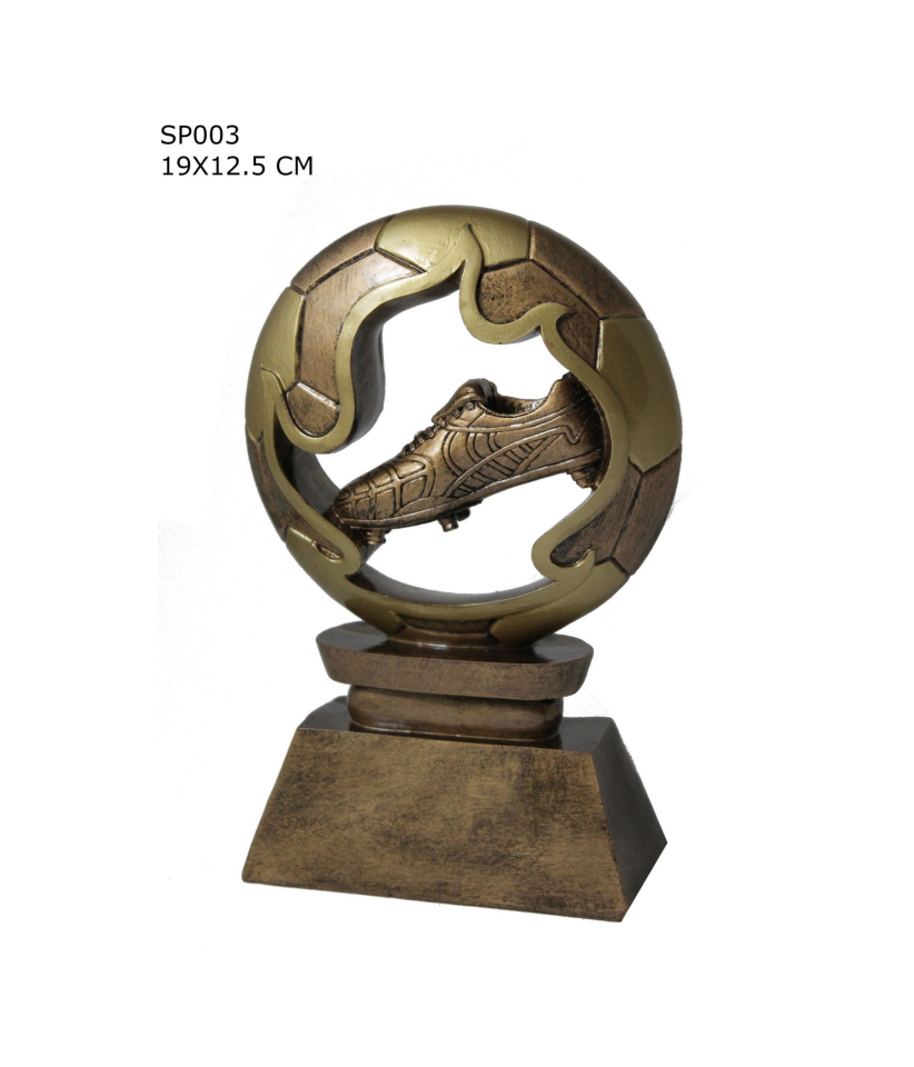 FUTBOLCU DEKORATİF FİGÜR -Kupa / Ödül/ Biblo (SP003 – 19x12,5 cm)