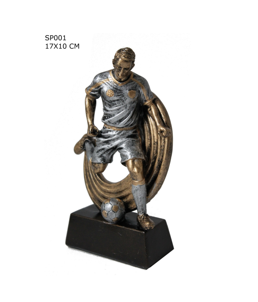 FUTBOLCU DEKORATİF FİGÜR -Kupa / Ödül/ Biblo (SP001– 17x10 cm)
